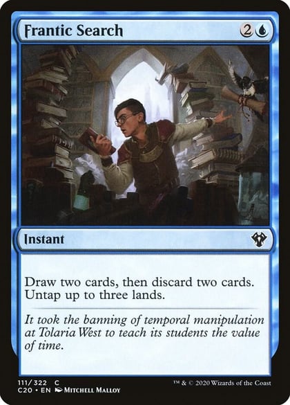 Frantic Search, Commander 2020 111