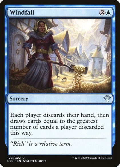Windfall, Commander 2020 128