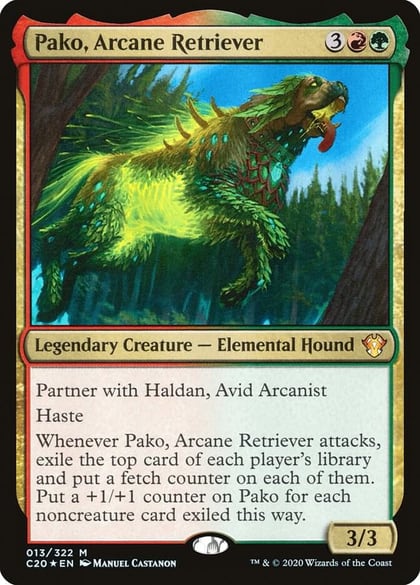 Pako, Arcane Retriever, Commander 2020 13