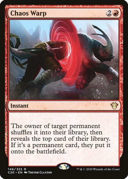 Chaos Warp, Commander 2020 146