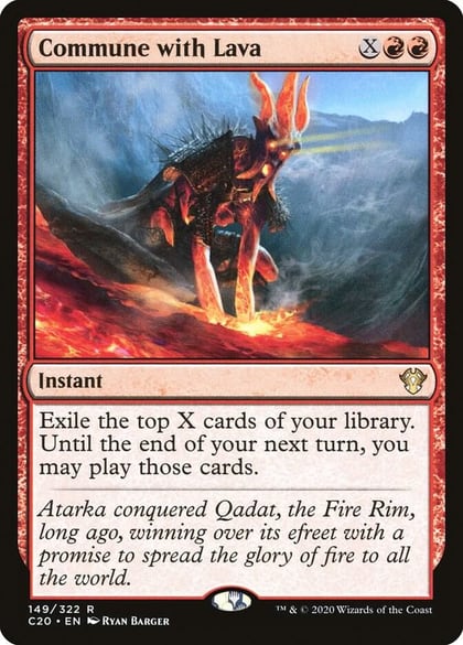 Commune with Lava, Commander 2020 149