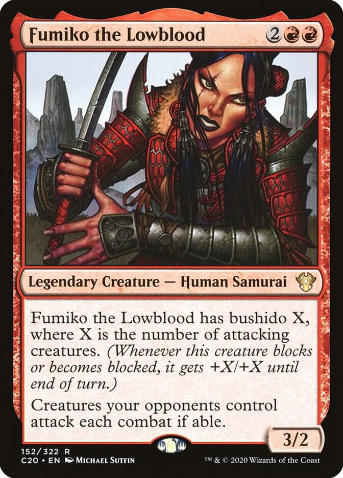 Fumiko the Lowblood, Commander 2020 152