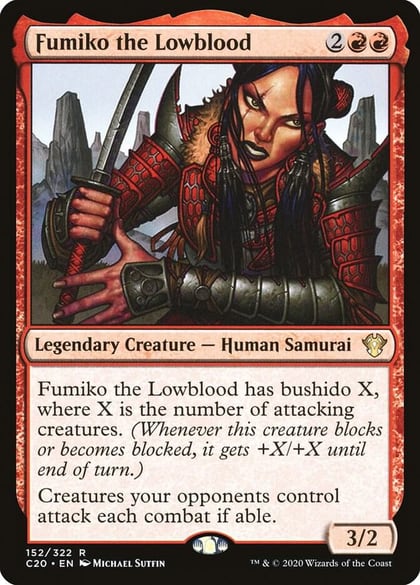 Fumiko the Lowblood, Commander 2020 152