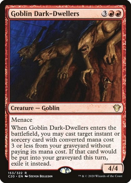 Goblin Dark-Dwellers, Commander 2020 153