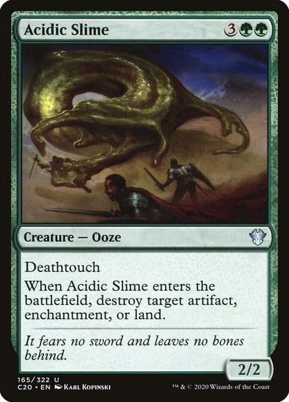 Acidic Slime, Commander 2020 165