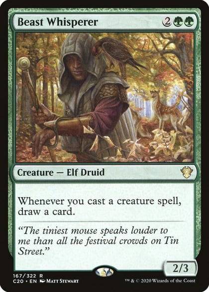 Beast Whisperer, Commander 2020 167