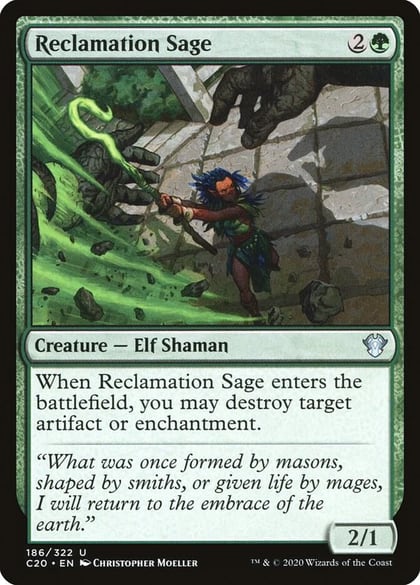 Reclamation Sage, Commander 2020 186