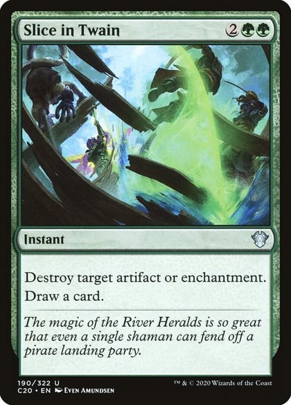 Slice in Twain, Commander 2020 190