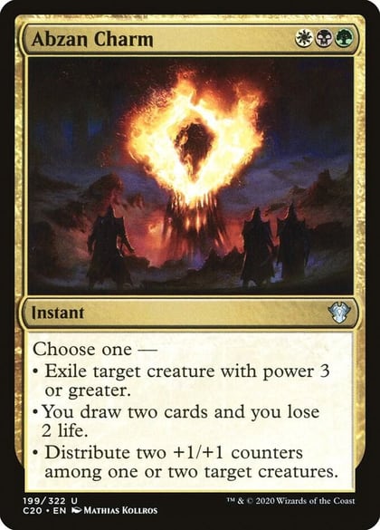 Abzan Charm, Commander 2020 199