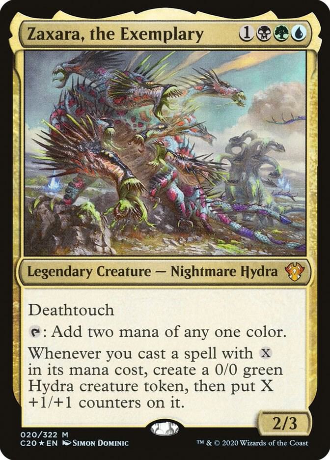 Zaxara, the Exemplary, Commander 2020 20