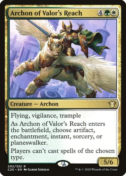 Archon of Valor's Reach, Commander 2020 202
