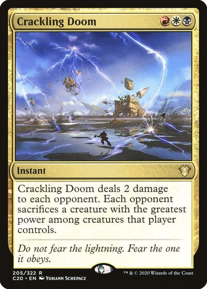 Crackling Doom, Commander 2020 205