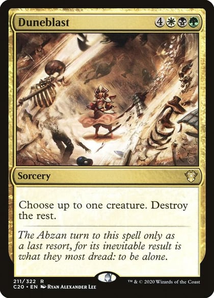 Duneblast, Commander 2020 211