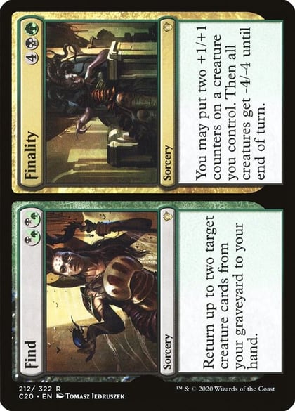 Find // Finality, Commander 2020 212