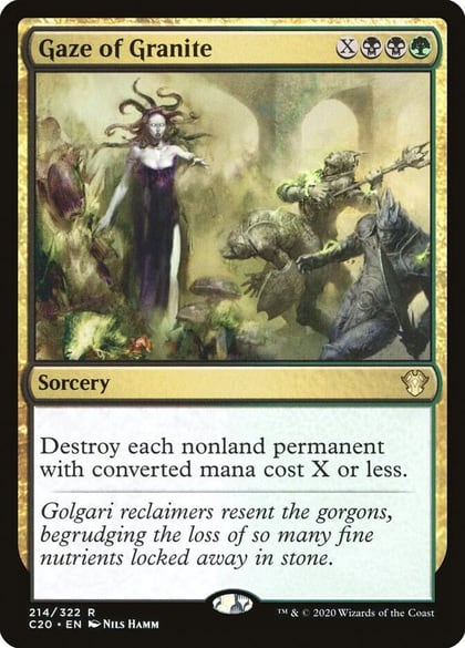 Gaze of Granite, Commander 2020 214