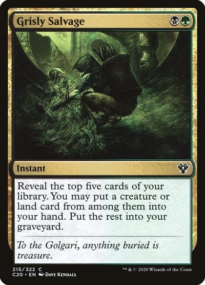 Grisly Salvage, Commander 2020 215