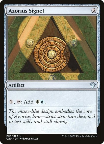 Azorius Signet, Commander 2020 238
