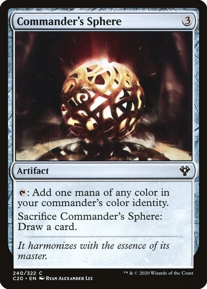 Commander's Sphere, Commander 2020 240