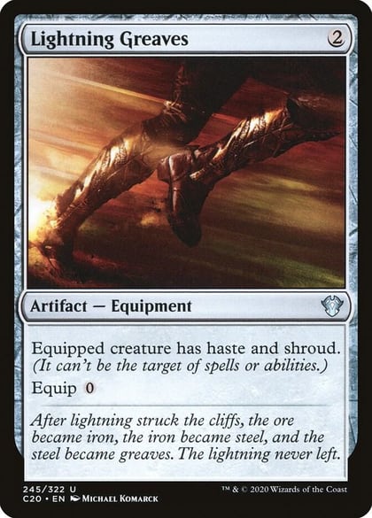 Lightning Greaves, Commander 2020 245