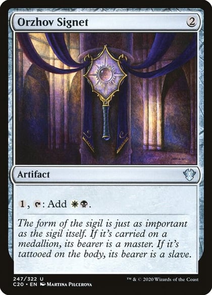 Orzhov Signet, Commander 2020 247