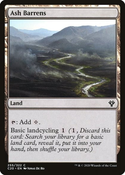 Ash Barrens, Commander 2020 255