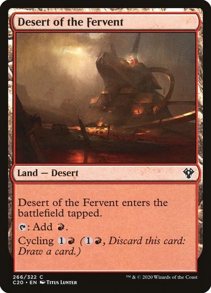 Desert of the Fervent, Commander 2020 266