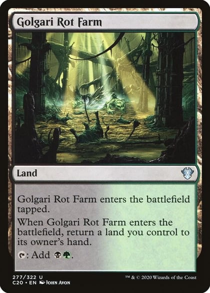 Golgari Rot Farm, Commander 2020 277