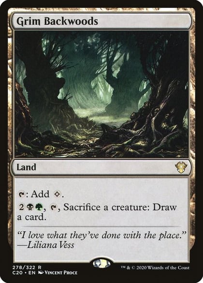 Grim Backwoods, Commander 2020 278