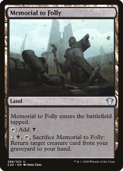 Memorial to Folly, Commander 2020 288
