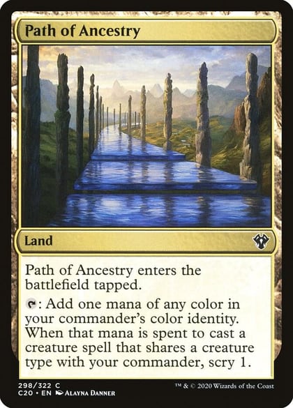 Path of Ancestry, Commander 2020 298