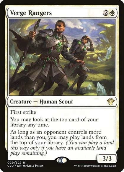 Verge Rangers, Commander 2020 29