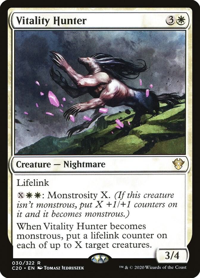 Vitality Hunter, Commander 2020 30