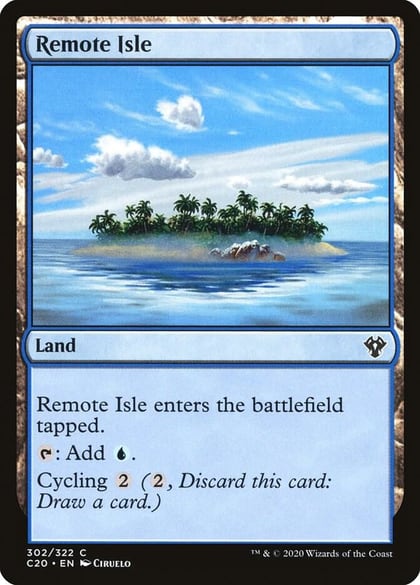 Remote Isle, Commander 2020 302
