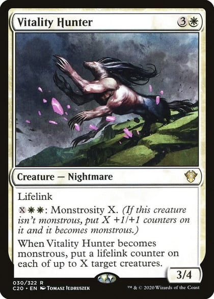 Vitality Hunter, Commander 2020 30