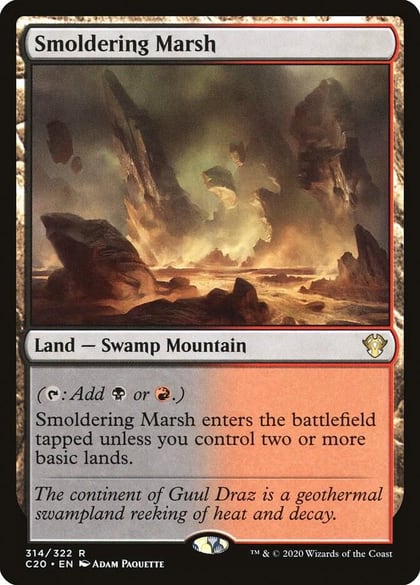 Smoldering Marsh, Commander 2020 314