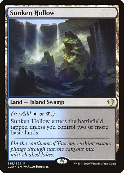 Sunken Hollow, Commander 2020 318