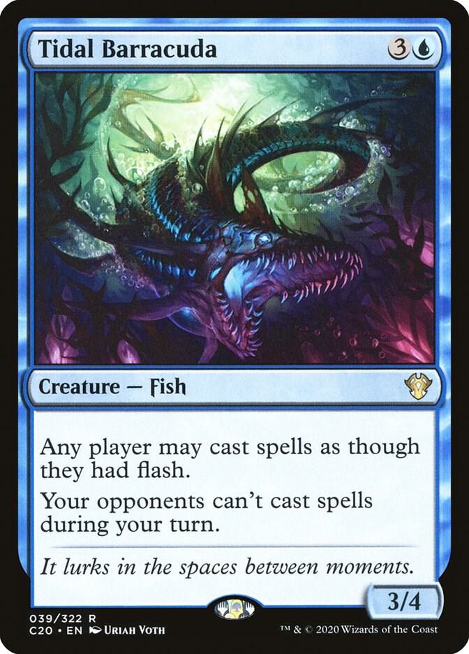 Tidal Barracuda, Commander 2020 39