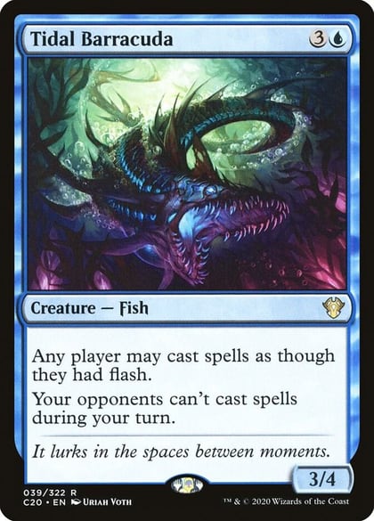 Tidal Barracuda, Commander 2020 39