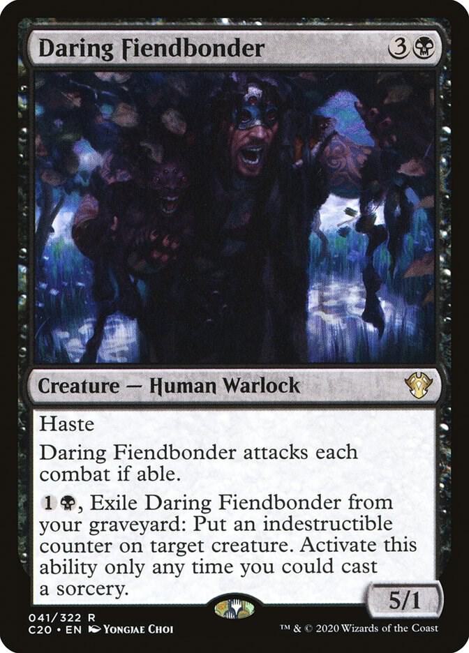 Daring Fiendbonder, Commander 2020 41
