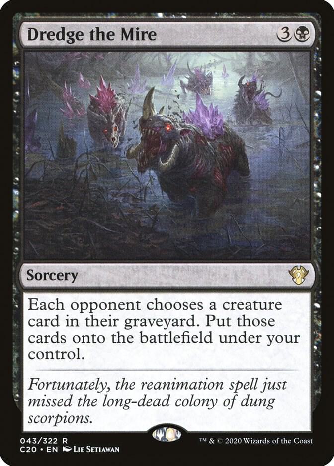 Dredge the Mire, Commander 2020 43