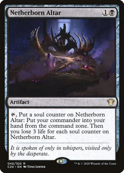 Netherborn Altar, Commander 2020 45