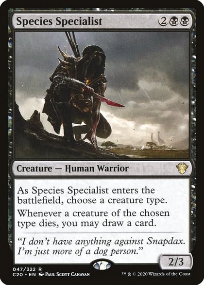 Species Specialist, Commander 2020 47