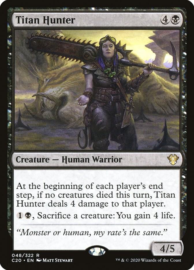 Titan Hunter, Commander 2020 48