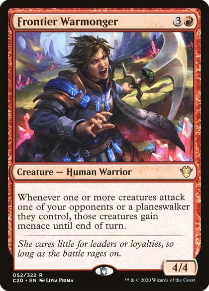 Frontier Warmonger, Commander 2020 52