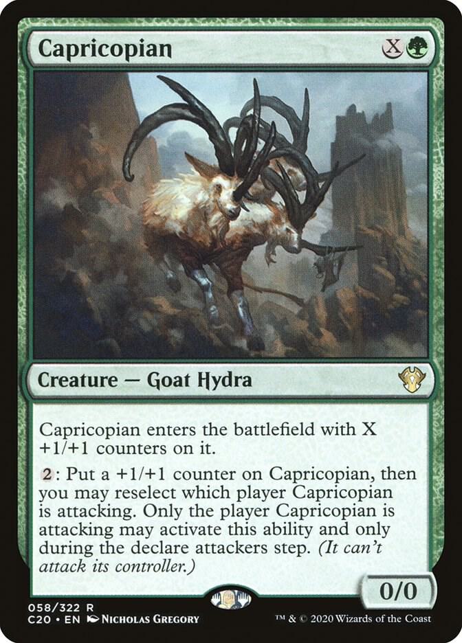 Capricopian, Commander 2020 58