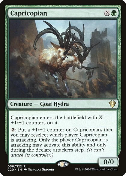 Capricopian, Commander 2020 58