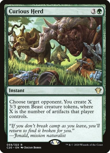 Curious Herd, Commander 2020 59