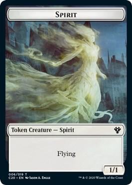 Spirit // Insect (013) Double-Sided Token, Commander 2020 6 // 13