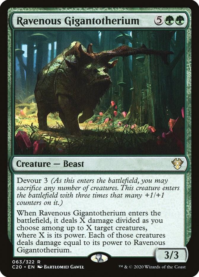 Ravenous Gigantotherium, Commander 2020 63
