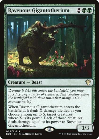 Ravenous Gigantotherium, Commander 2020 63